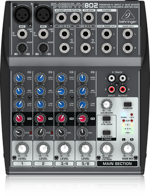 Behringer 802 Xenyx 4-Channel Mixer (RENTAL ONLY) Behringer 802 Xenyx 4-Channel Mixer (RENTAL ONLY)