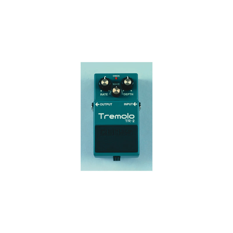 tremolo guitar effect pedal Boss TR-2 Tremolo Guitar Effects Processor