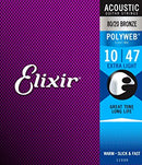 Elixir 11000 Acoustic Guitar String Set Spokane sale Hoffman Music 733132110001