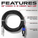 Gator GCWB-SPK-10-1TL Cables/Adapters/Snakes Spokane sale Hoffman Music 951748784533