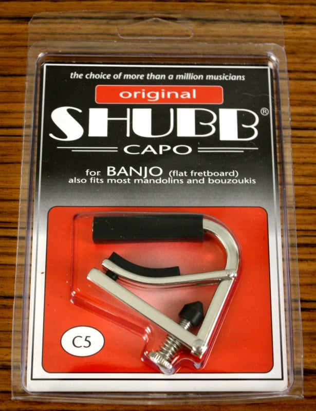 Shubb C5 Banjo Capo Spokane sale Hoffman Music 700682000052