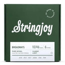 Stringjoy SJ-BR1046 Electric Guitar Strings Spokane sale Hoffman Music 696305334348