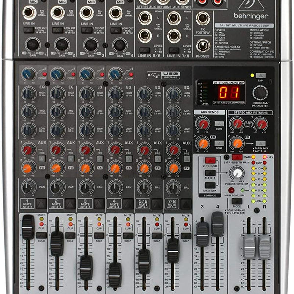 Behringer Xenyx X1204usb Mixer with USB and sale effects