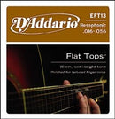 D'Addario EFT13 Acoustic Guitar String Set Spokane sale Hoffman Music 019954121211