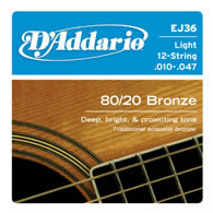 D'Addario EJ36 Acoustic Guitar String Set Spokane sale Hoffman Music 019954122140