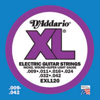 D'Addario EXL120 Electric Guitar String Set Spokane sale Hoffman Music 019954141295
