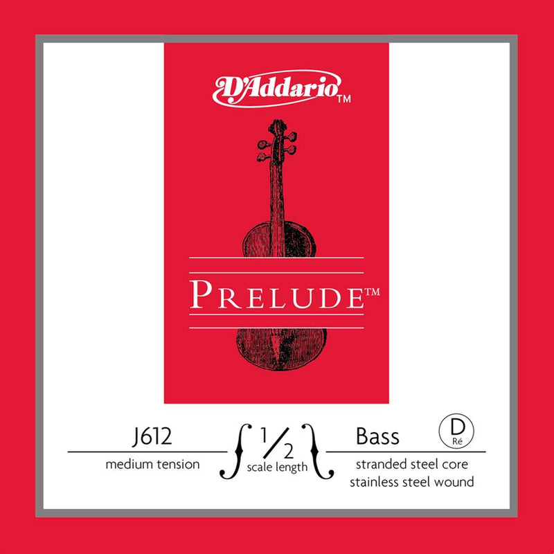 D'Addario J612 1/2M 1/2 Bass Viol D String Spokane sale Hoffman Music 019954950668