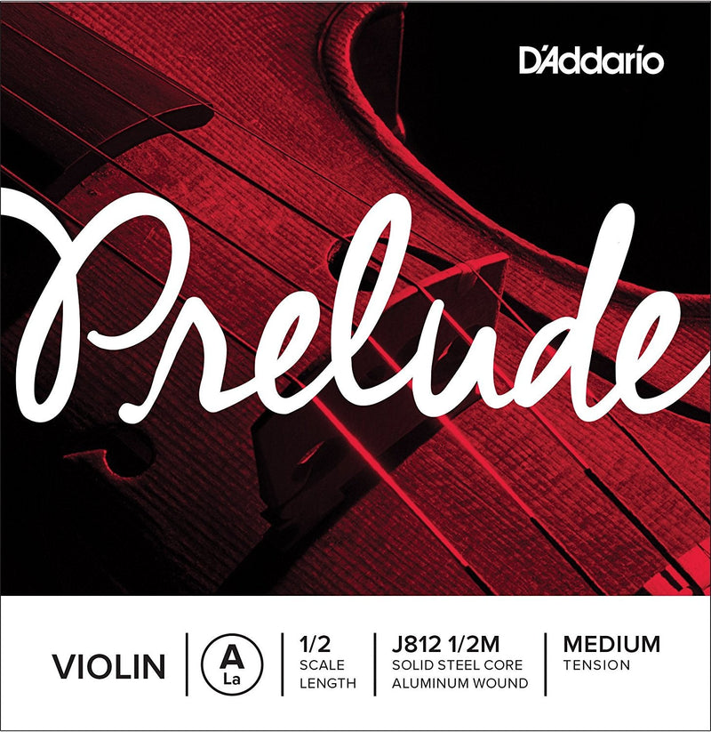 D'Addario J812 1/2M 1/2 Size Violin A String Spokane sale Hoffman Music 019954262075