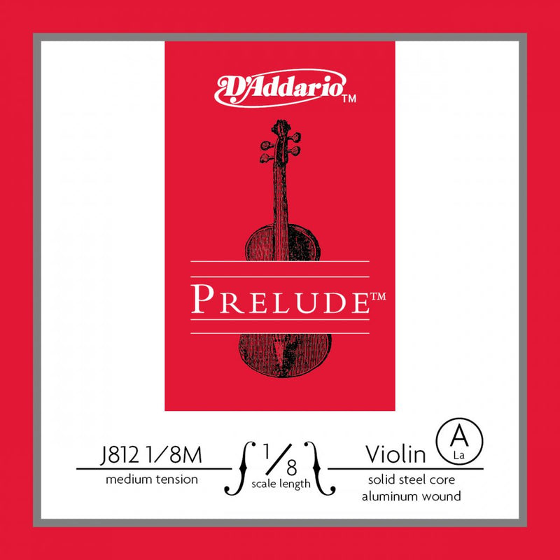 D'Addario J812 1/8M 1/8 Size Violin A String Spokane sale Hoffman Music 019954262136