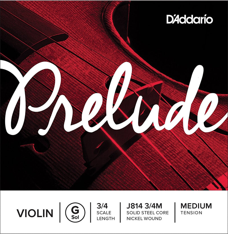 D'Addario J814 3/4M 3/4 Size Violin G String Spokane sale Hoffman Music 019954262068