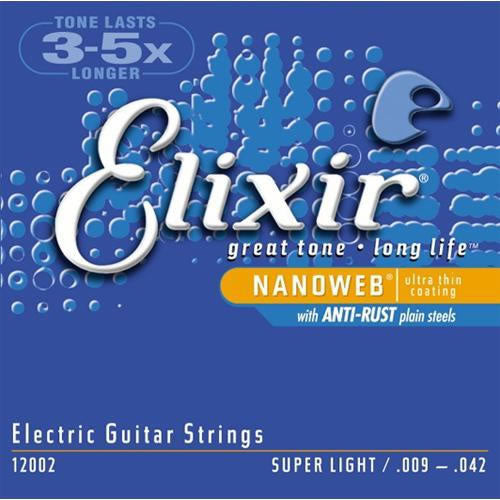 Elixir 12002 Electric Guitar String Set Spokane sale Hoffman Music 733132120024