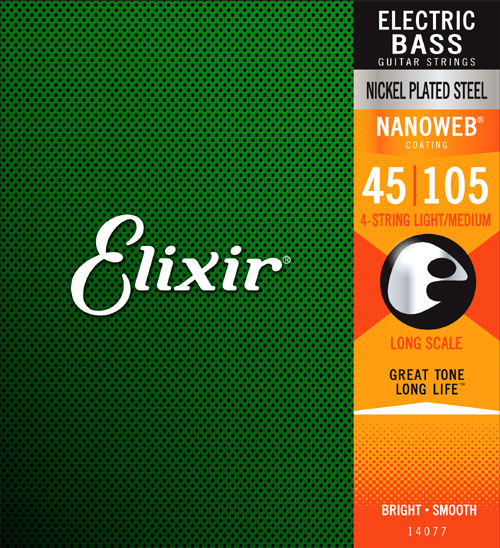 Elixir 14077 Electric Bass Strings Spokane sale Hoffman Music 0531477