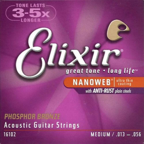 Elixir 16102 Acoustic Guitar String Set Spokane sale Hoffman Music 733132161027