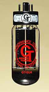 Groove Tubes GT-5U4 Guitar Amp Tube Spokane sale Hoffman Music 736021124011