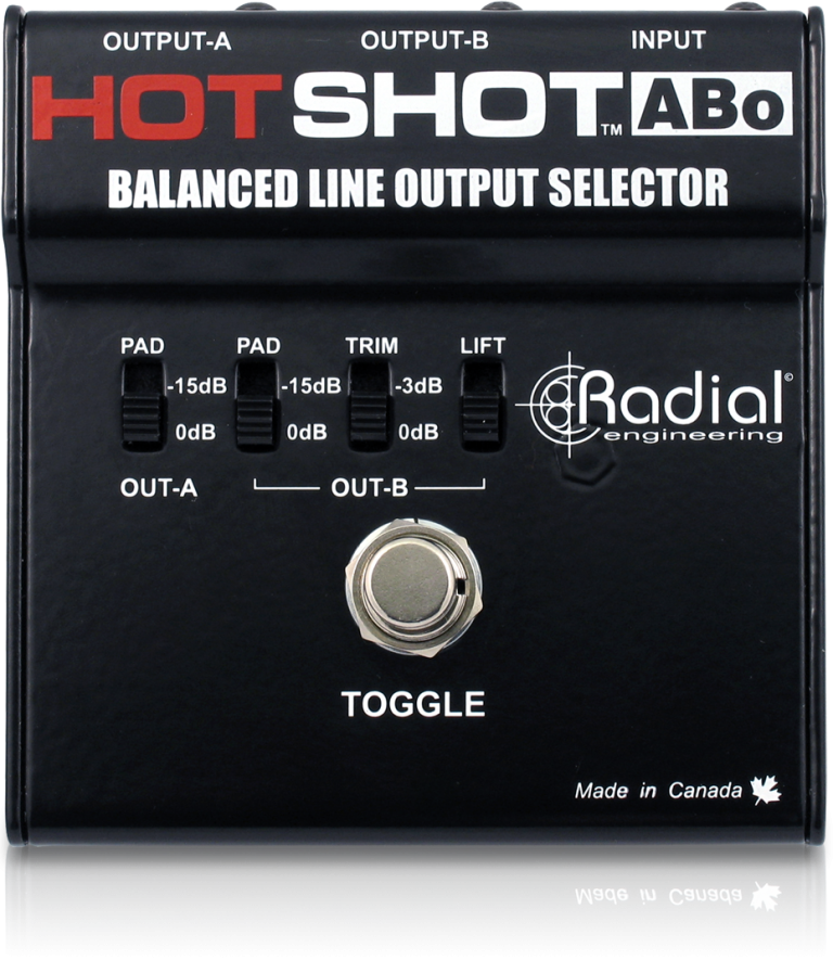 Radial HotShot ABo Microphone/Line Switcher Spokane sale Hoffman Music 676101036455