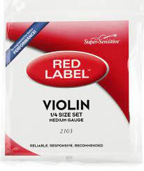 Super-Sensitive GL11001 1/4 Size Violin String Set Spokane sale Hoffman Music 752715021039